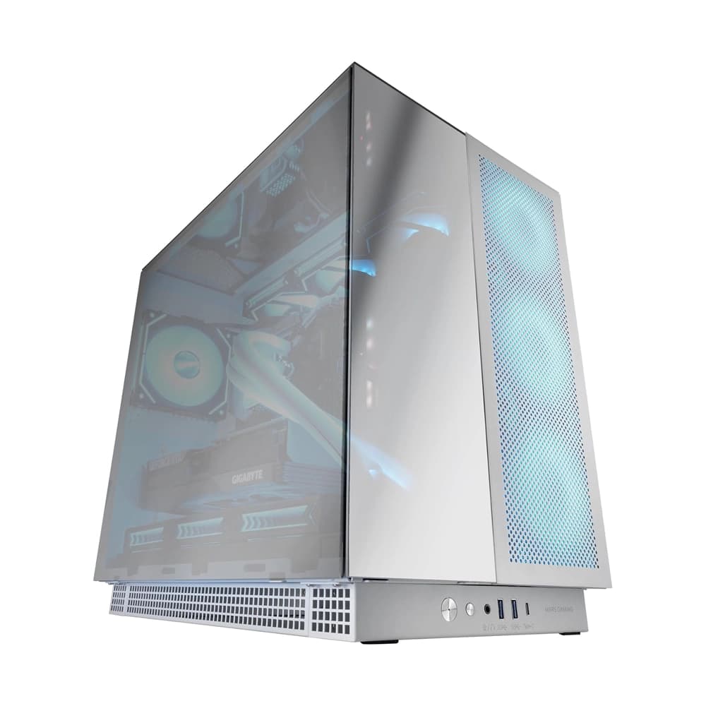 Mars Gaming MC-Nova3 E-ATX Case - 3D Frameless Chromed Glass PC Case