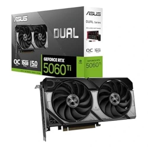 ASUS Dual RTX 5060 Ti OC 8GB GDDR7 Graphics Card