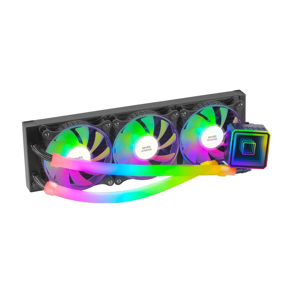 Mars Gaming ML-Ultra360 AIO Water Cooler Black Infinity Mirror 650W TDP