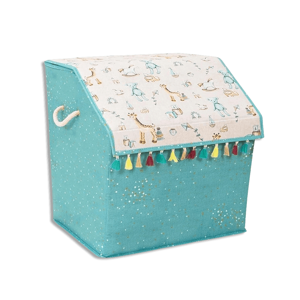 Blue Baby Box With Corner Lid