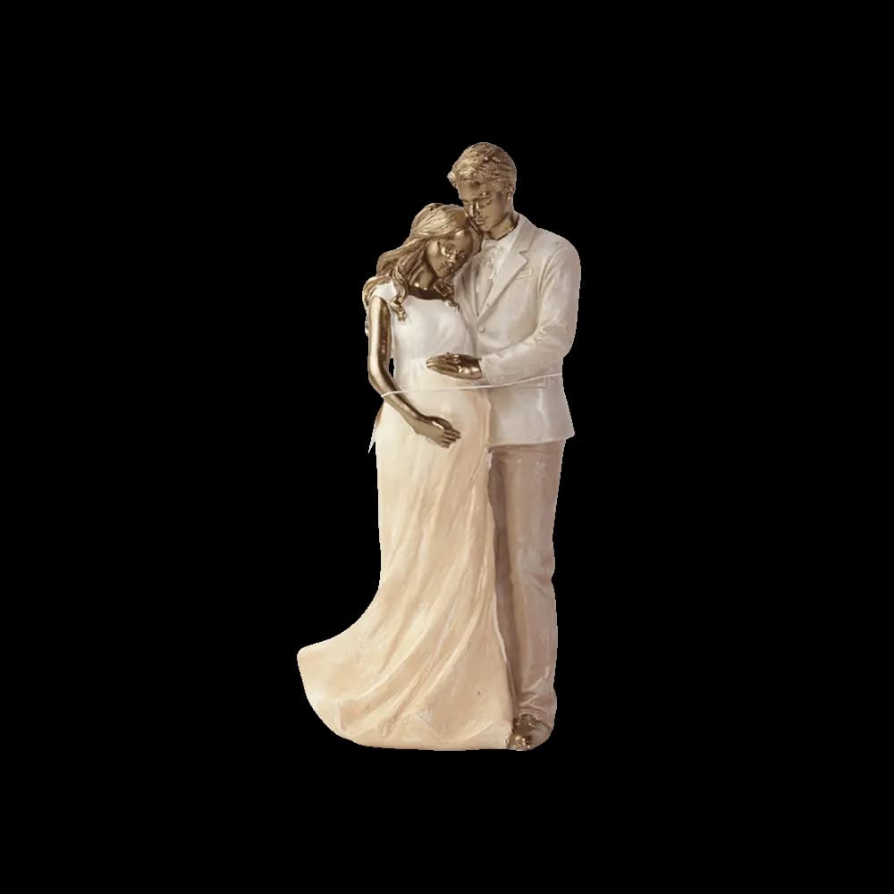 Resin 11x24cm Parents Figurine Decor