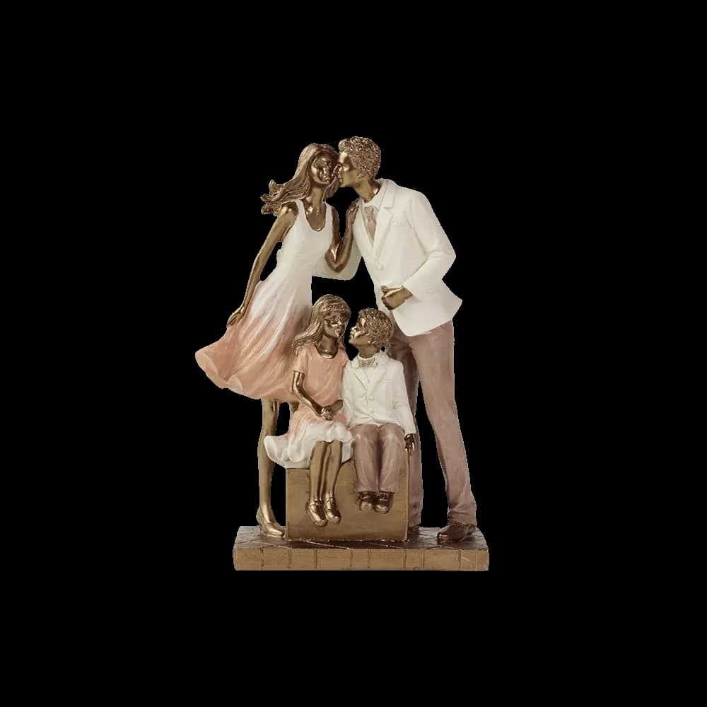 Resin 17x25cm Family Figurine Decor