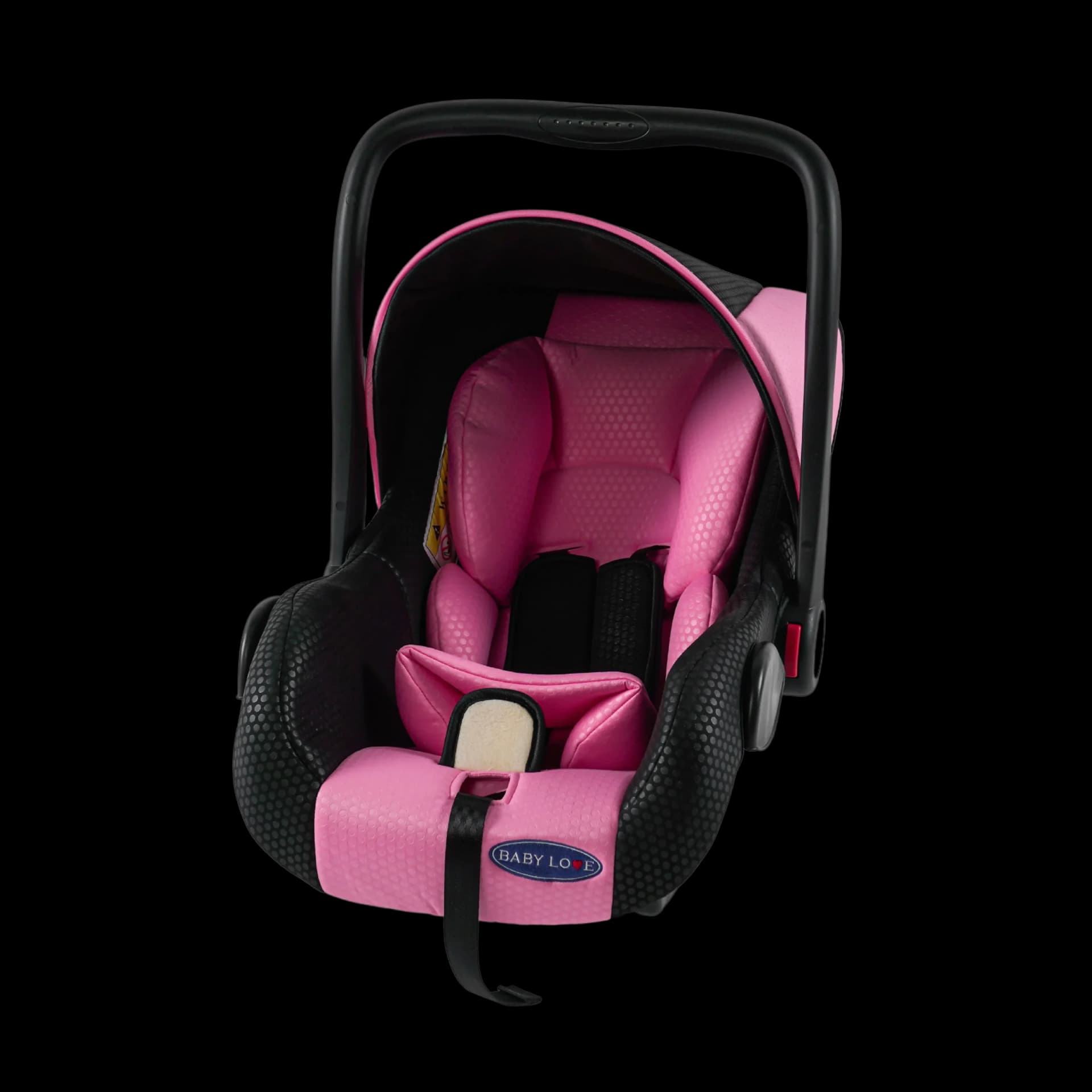 Baby Love Black Pink Car Seat 3