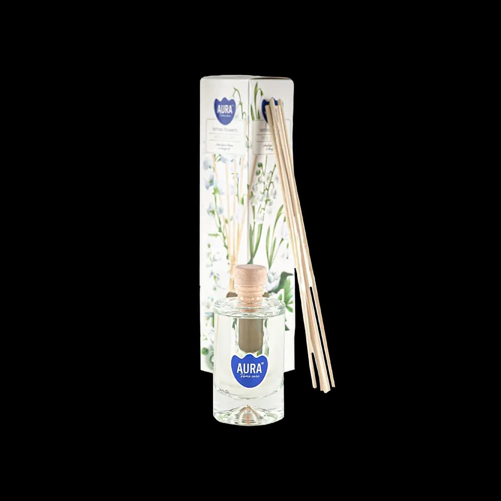 Aura White Flowers Reed Diffuser