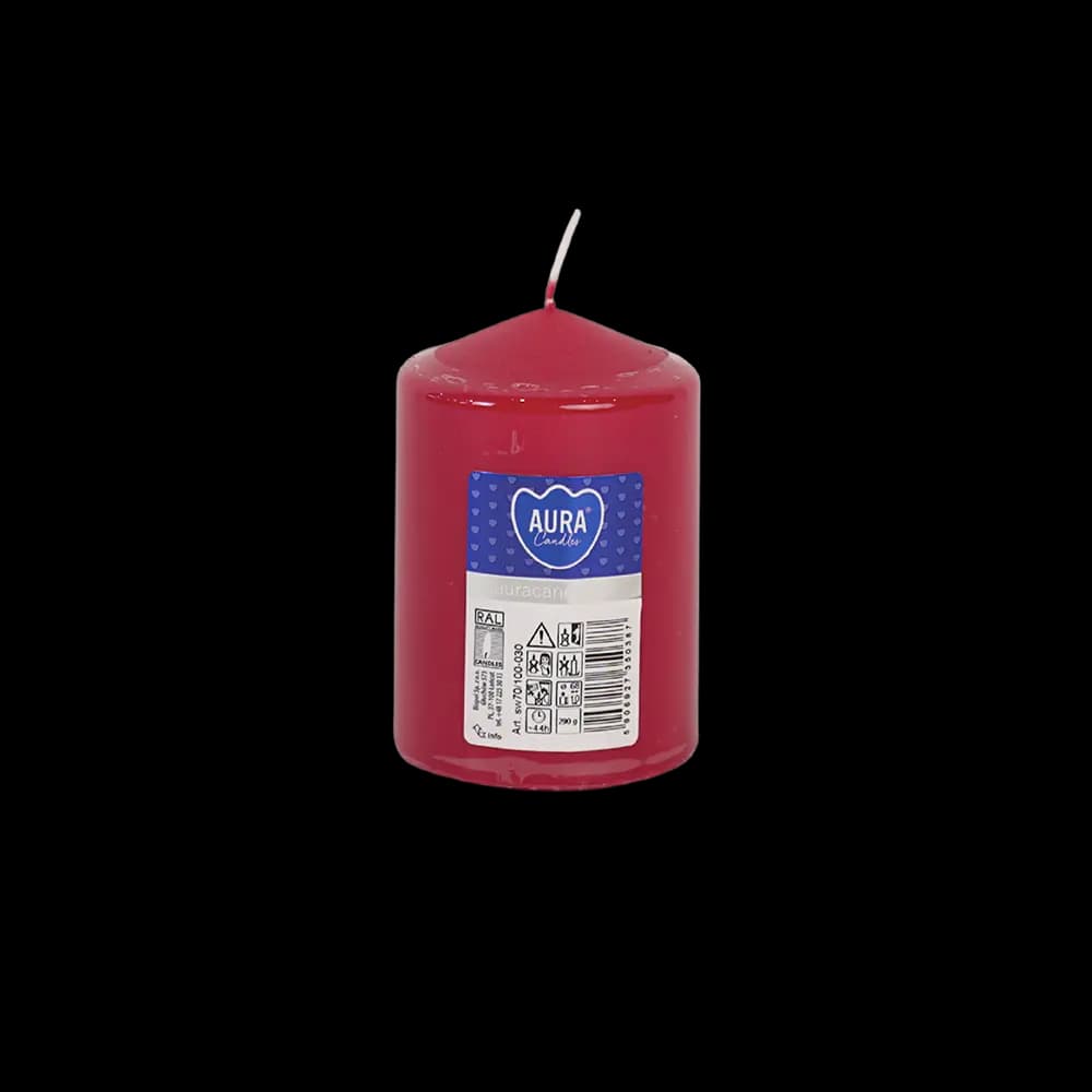 Aura 7x10cm Red Candle