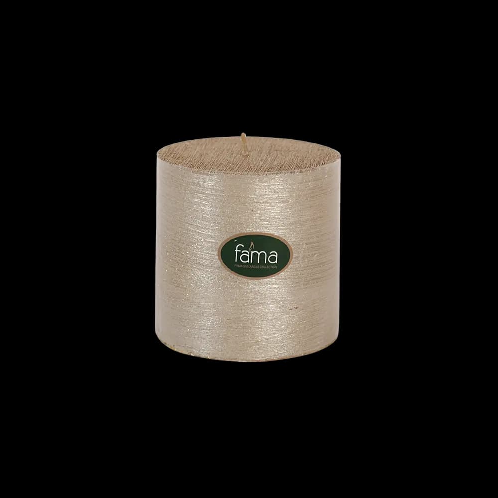 Fama 10cm Gold Candle