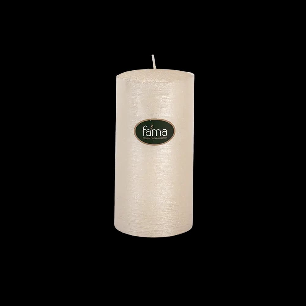 Fama 7.5x15cm Beige Candle