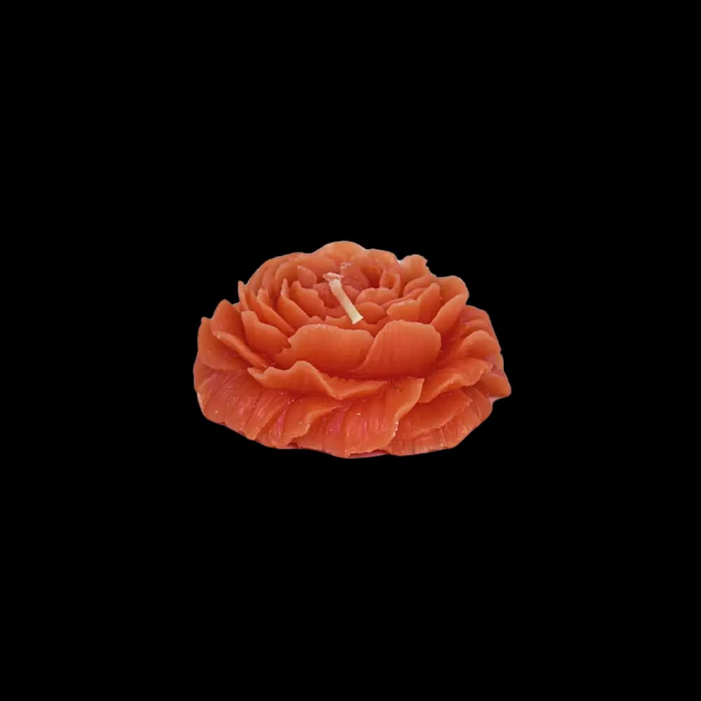 Small Flower Orange Scented Candle