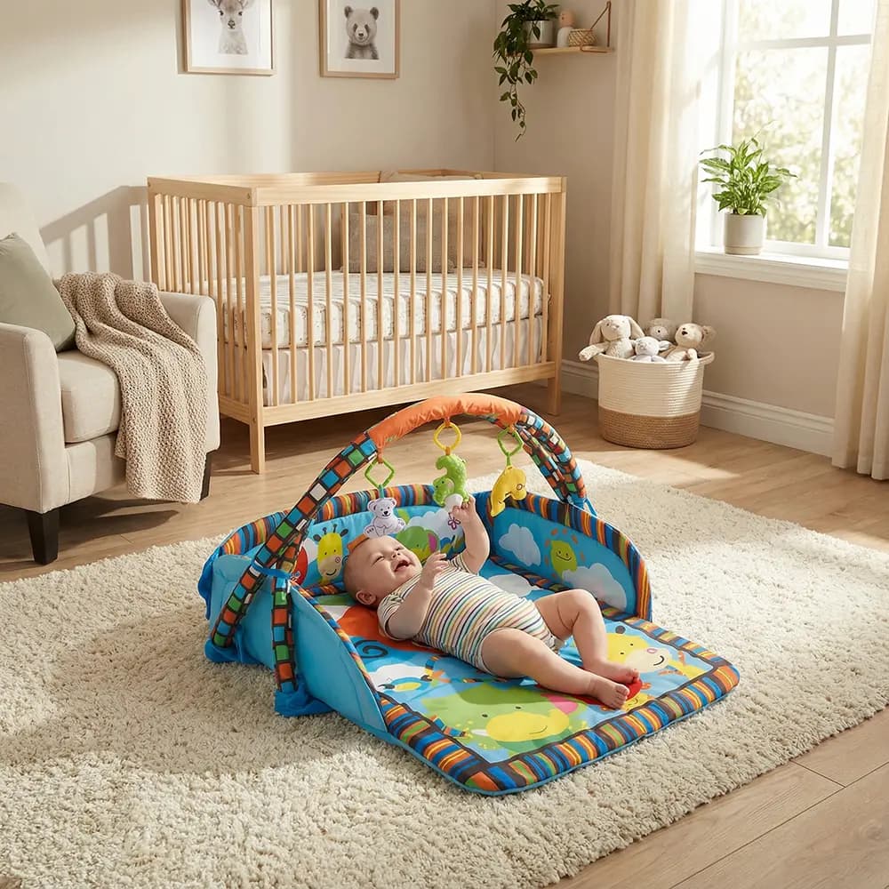 Baby Activity Play Gym With Padded Mat 2