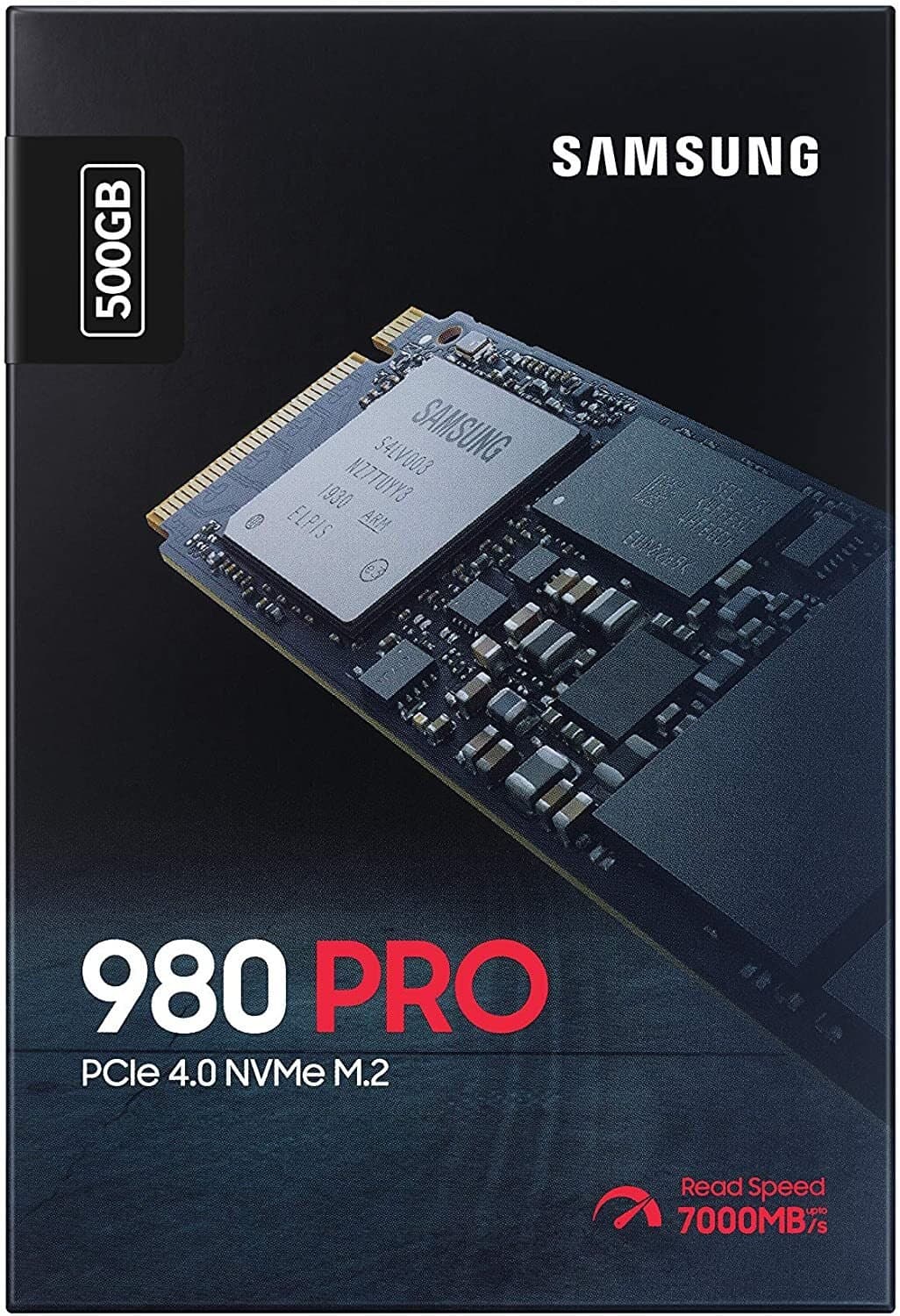 Samsung 980 PRO 500GB PCIe NVMe Gen4 SSD M.2