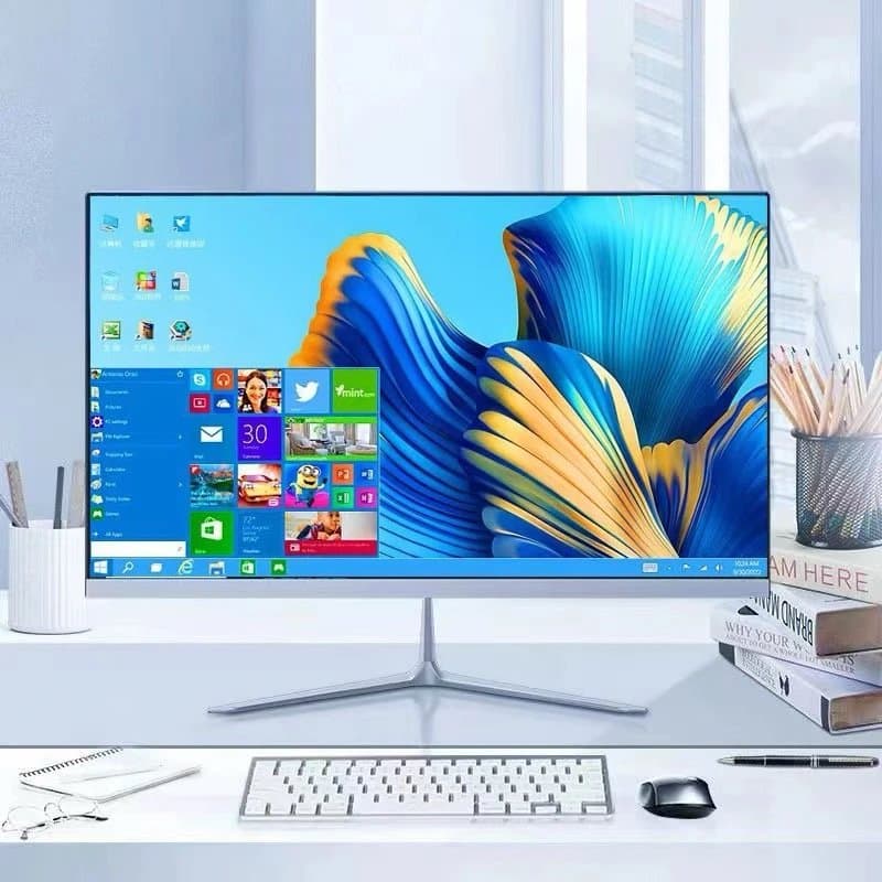 All In One Pc OEM White Edition Core i5 8GB 240 SSD 19” Screen FHD HP Keyboard & Mouse Wireless