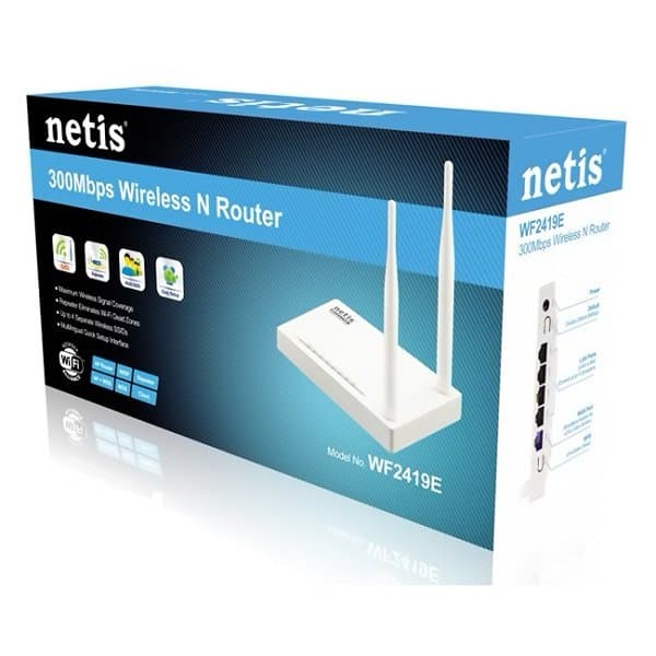 Netis Router 2419E 300MBPS Indoor Router 2 Antenna 4 Model Operation Router AP Repeater WDS