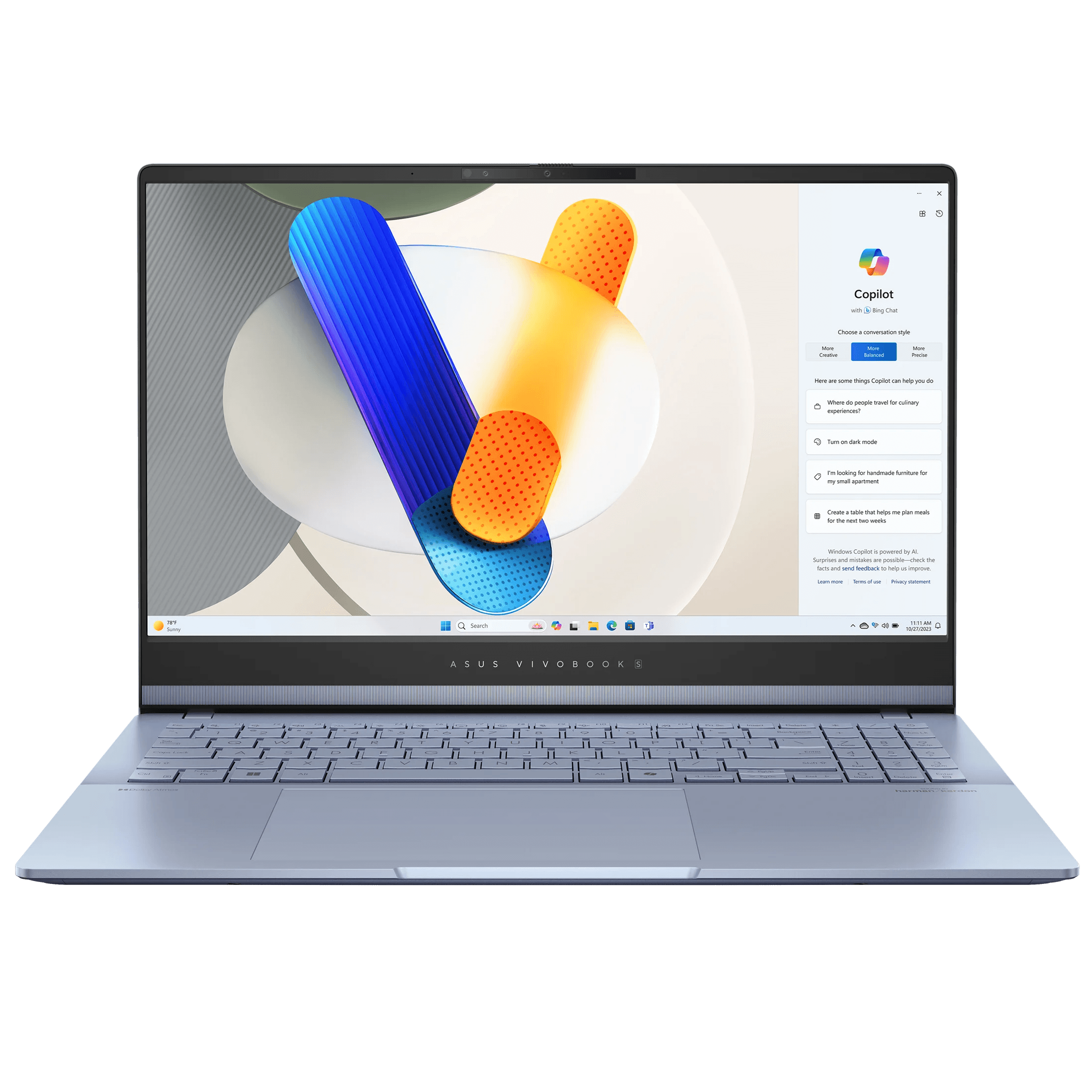 ASUS Vivobook S15 S5506MA — Ultra 7 155H, 16GB, 1TB, 15.6" 3K OLED