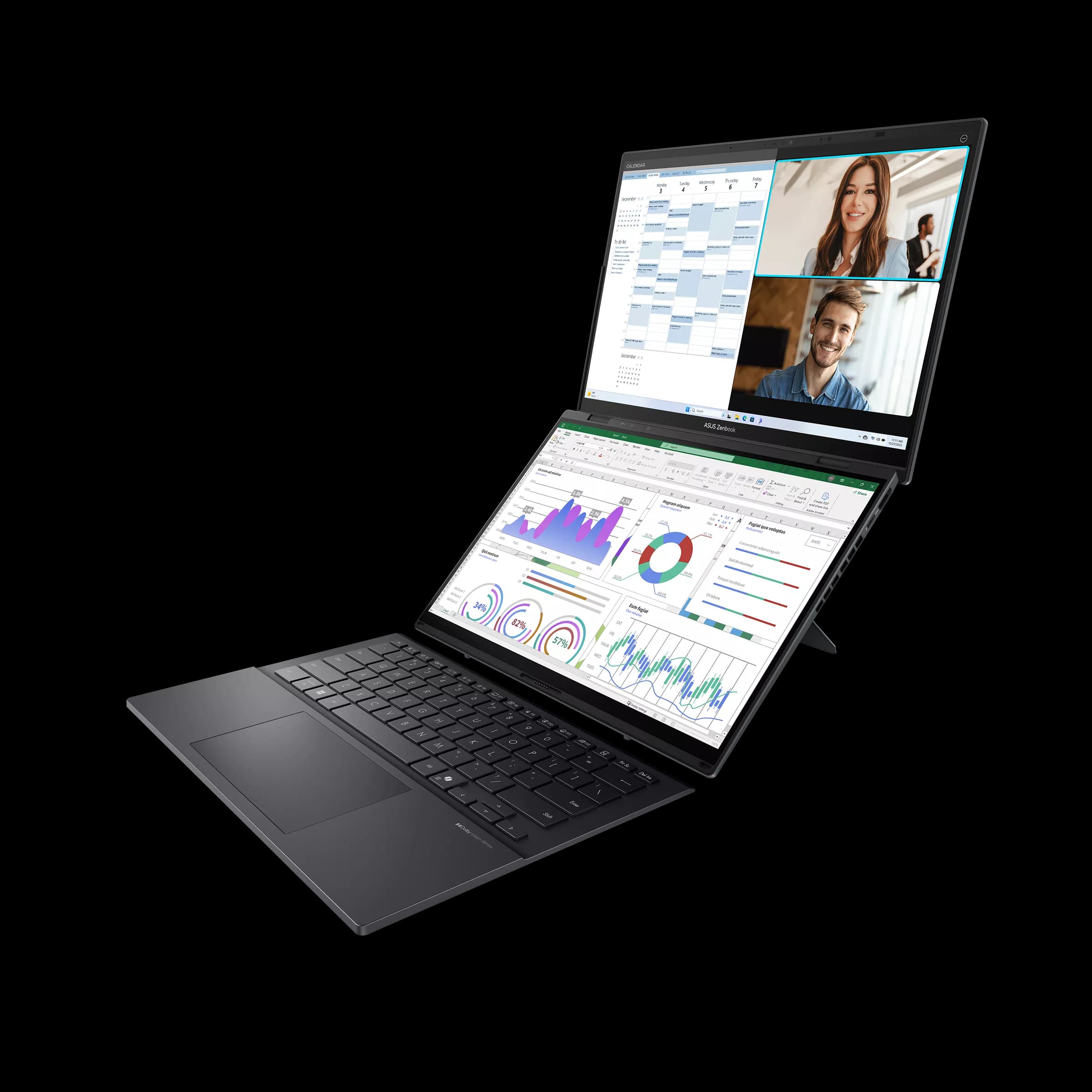 ASUS Zenbook Duo UX8406CA — Ultra 9-285H, 32GB RAM, 2TB NVMe, Dual 14" OLED Touch 5