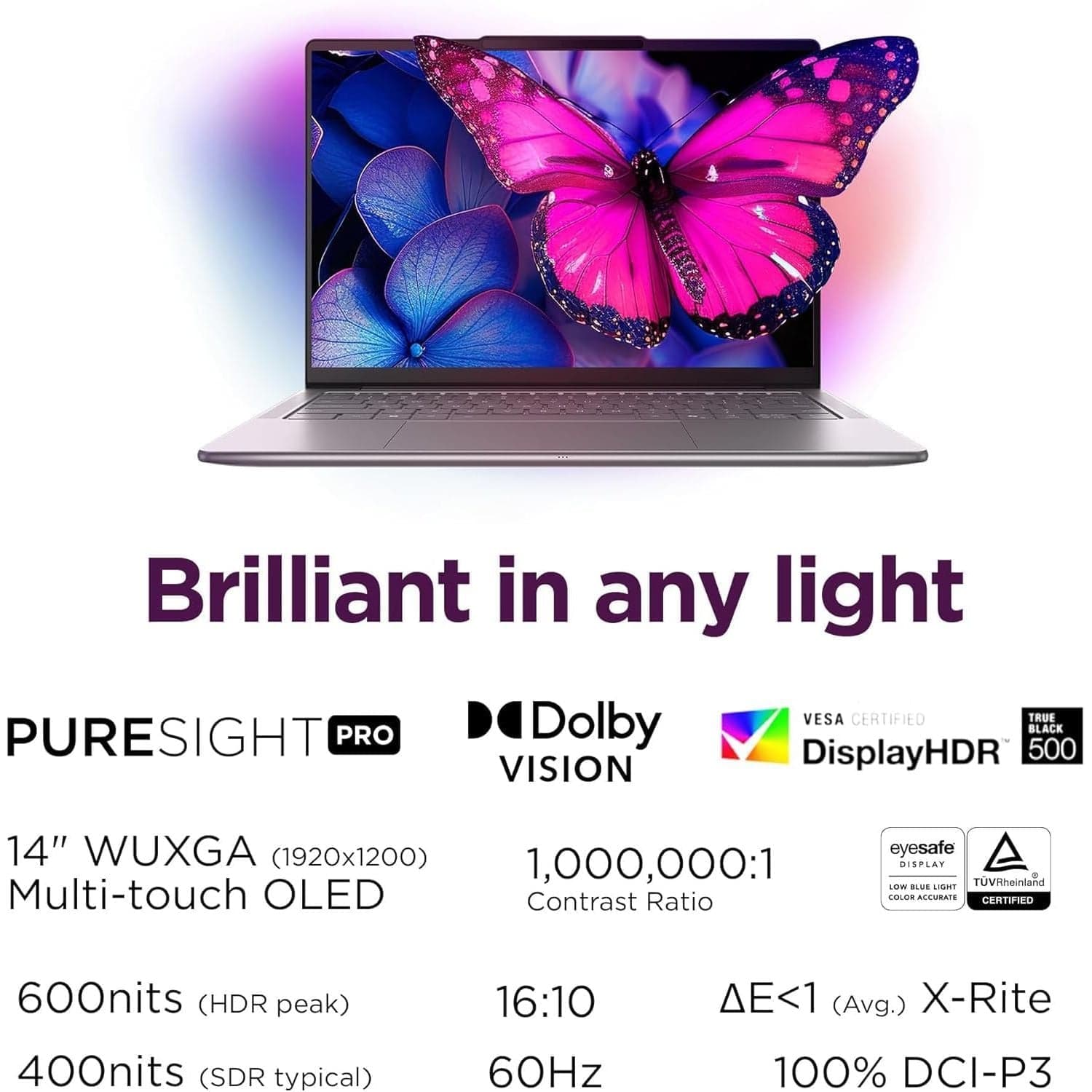 Lenovo Slim 7i Aura Edition — Ultra 7-258V, 32GB RAM, 1TB NVMe, 14" OLED Touch 4