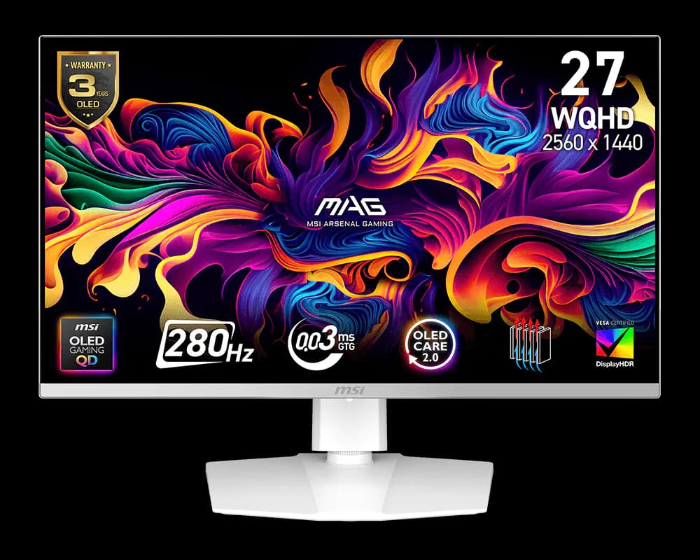 MSI MAG 272QPW QD-OLED X28 27" WQHD 280Hz