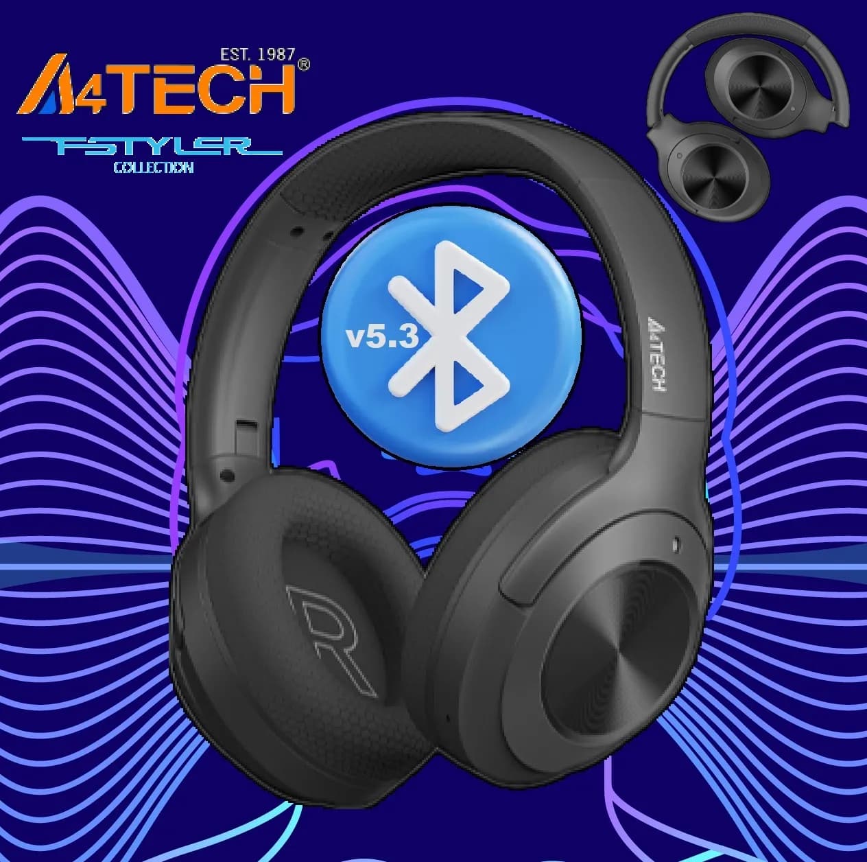 A4Tech BH220 Bluetooth v5.3 Wireless Headset