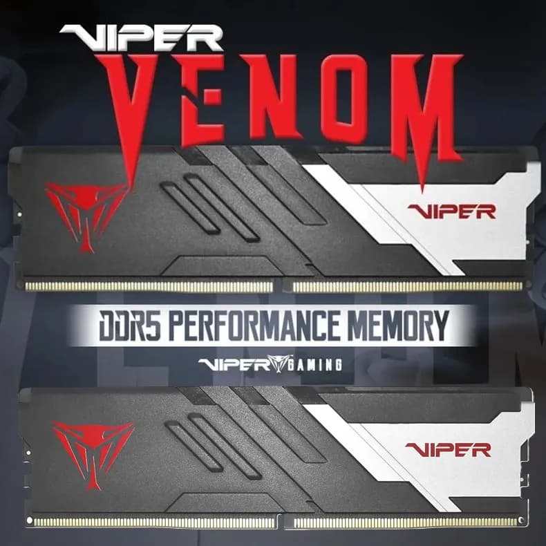 Patriot Memory Viper Venom DDR5 RAM Kit 16GB (2x 8GB) 6400MT/s (PC5 51200) CL32 1.4v UDIMM Desktop Gaming Memory Kit Compatible...