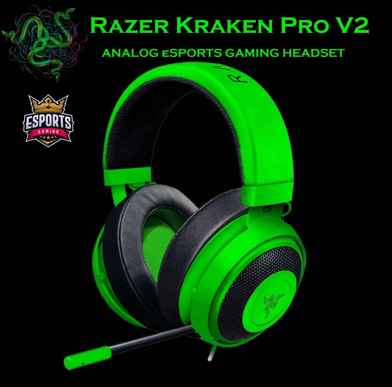 Razer Kraken Pro V2 Analog eSPORTS Gaming Headset