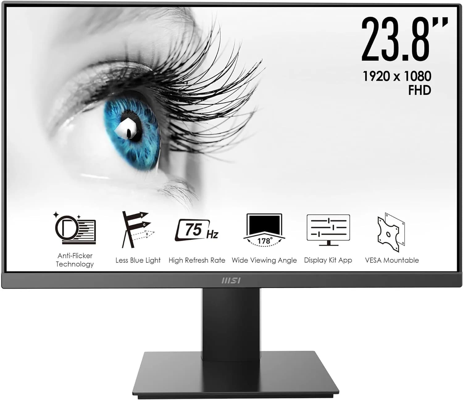 MSI PRO FHD 24 INCH 75HZ EYES PROTECTION TITLE 120