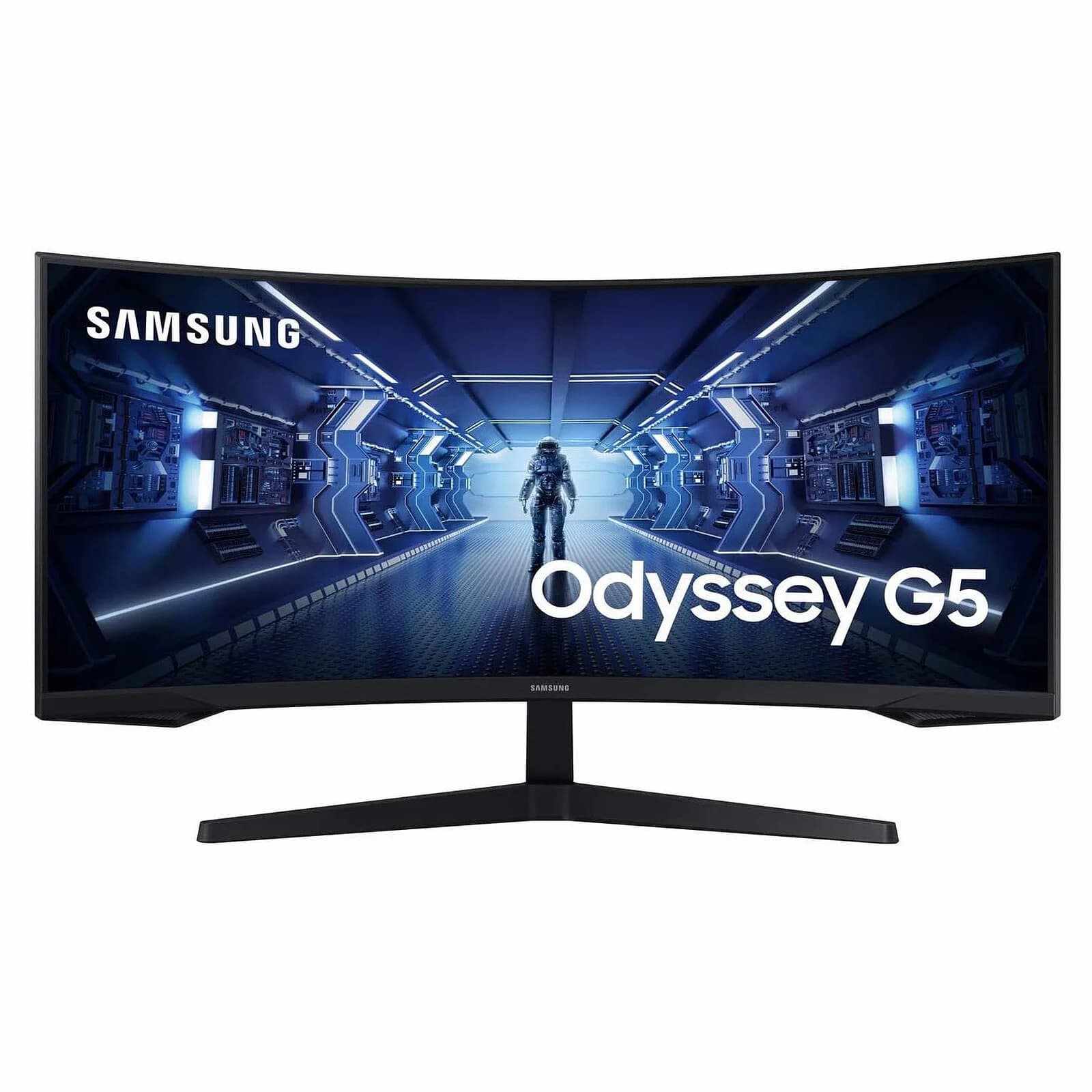 Samsung 34″ Odyssey G5 WQHD 165Hz 1ms AMD FreeSync™ HDR Curved Gaming Monitor Model C34G55TWWM
