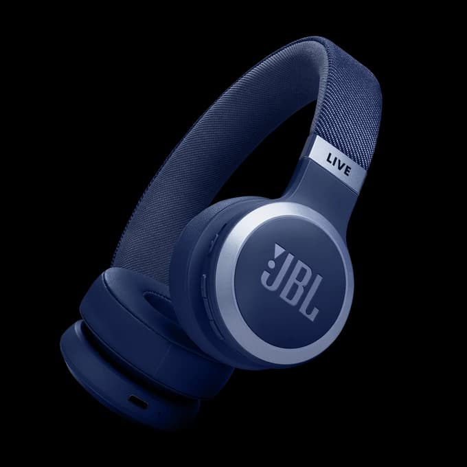 JBL Live 670btnc Bluetooth Headset , Blue