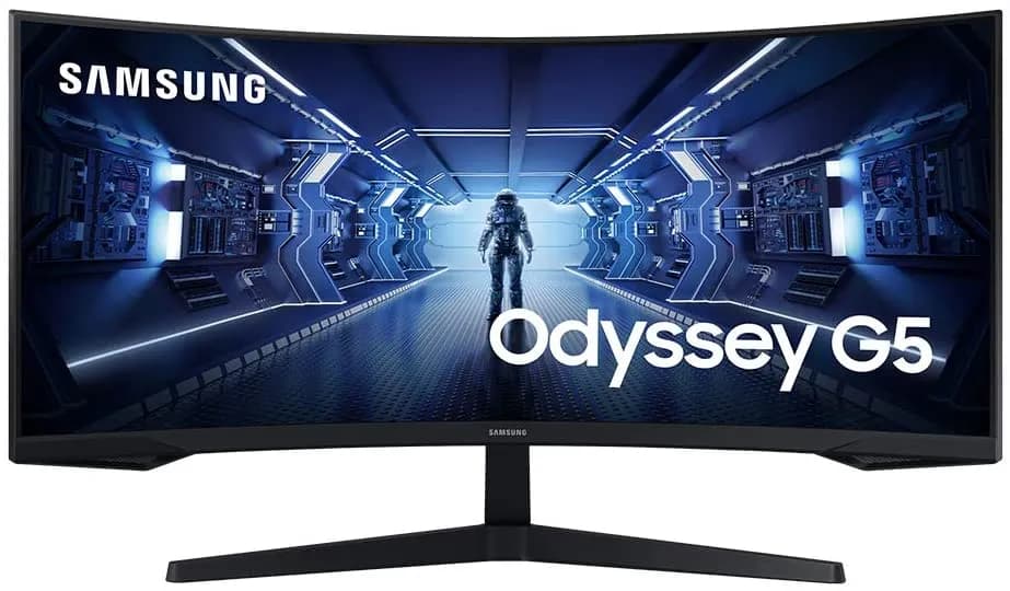 Samsung – G5 Odyssey 34″ Curved Gaming Monitor with 165Hz WQHD