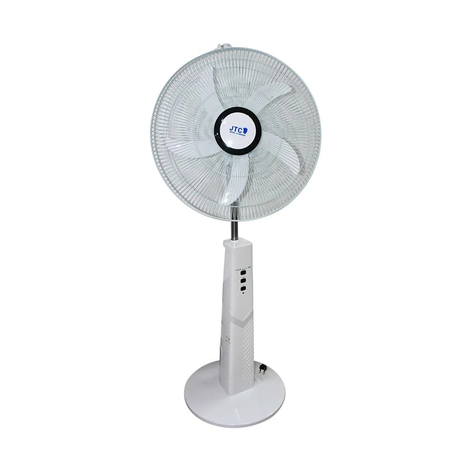JTC Rechargeable Floor Fan - 16″ with Remote Control | JF-5956HRB