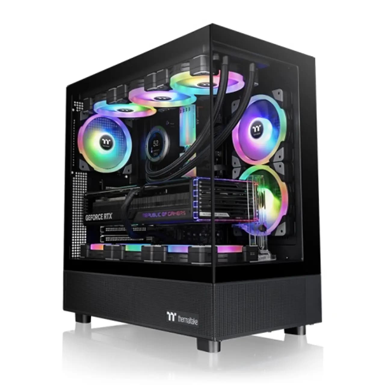 Thermaltake View 270 TG ARGB Mid Tower Gaming Case With Tempered Glass Panels, 140mm CT140 ARGB Fan, USB-C Port, 420mm GPU...