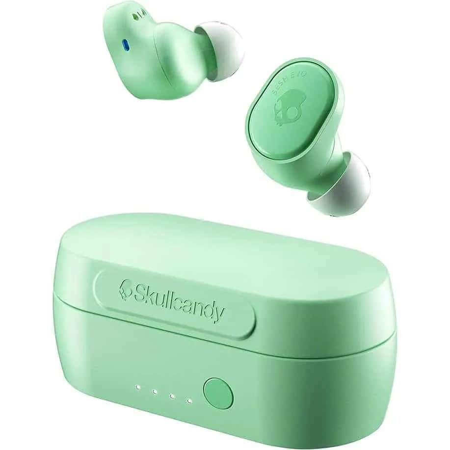 Skullcandy Sesh Evo True Wireless In-Ear Earbud โ True Black/Pure Mint