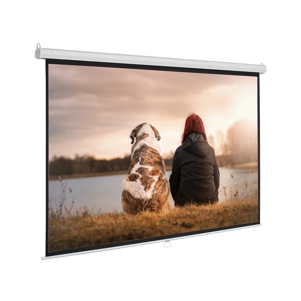 BUEROTIKA Manual Projector Screen (KB-00116)