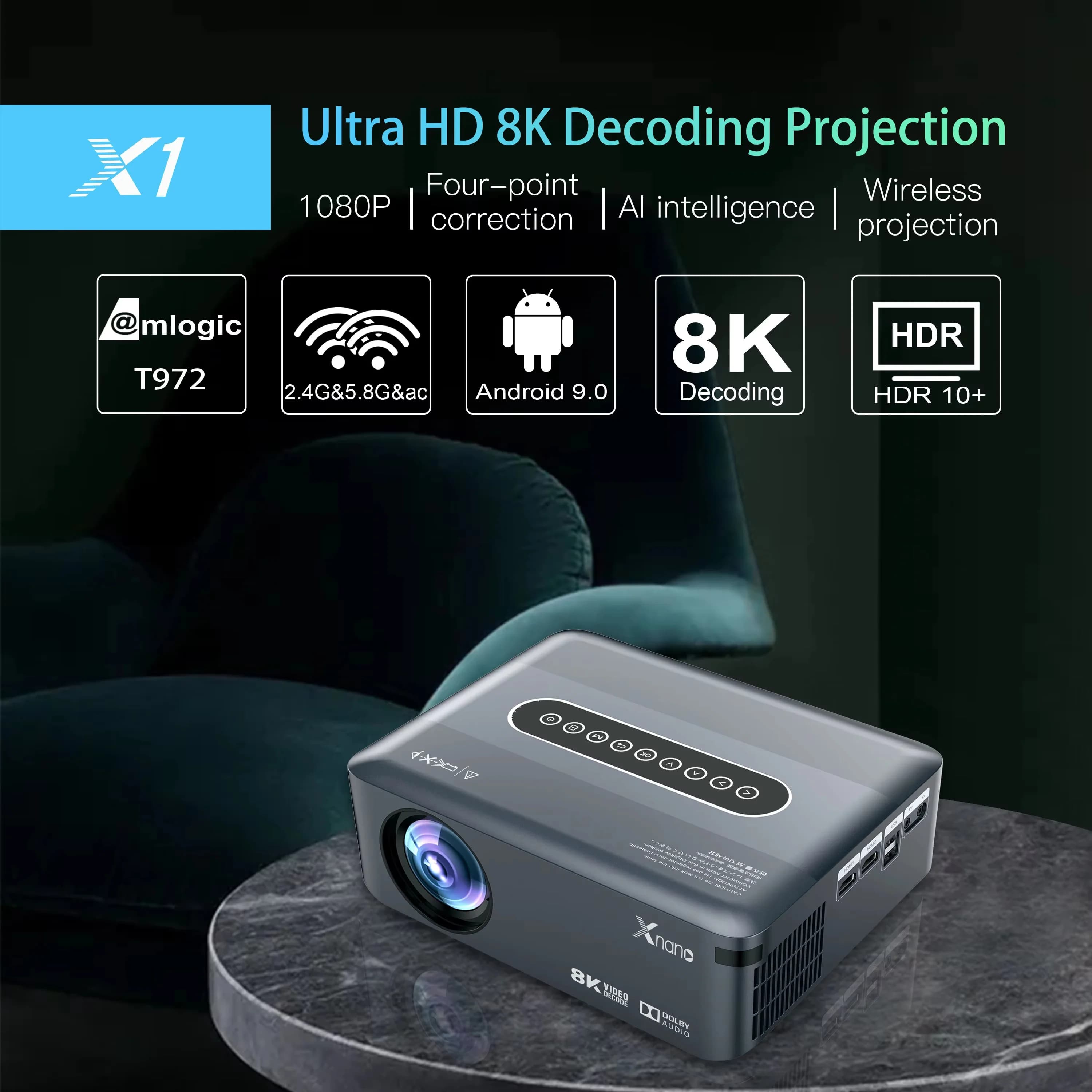 XNANO X1 8K/4K Smart Projector