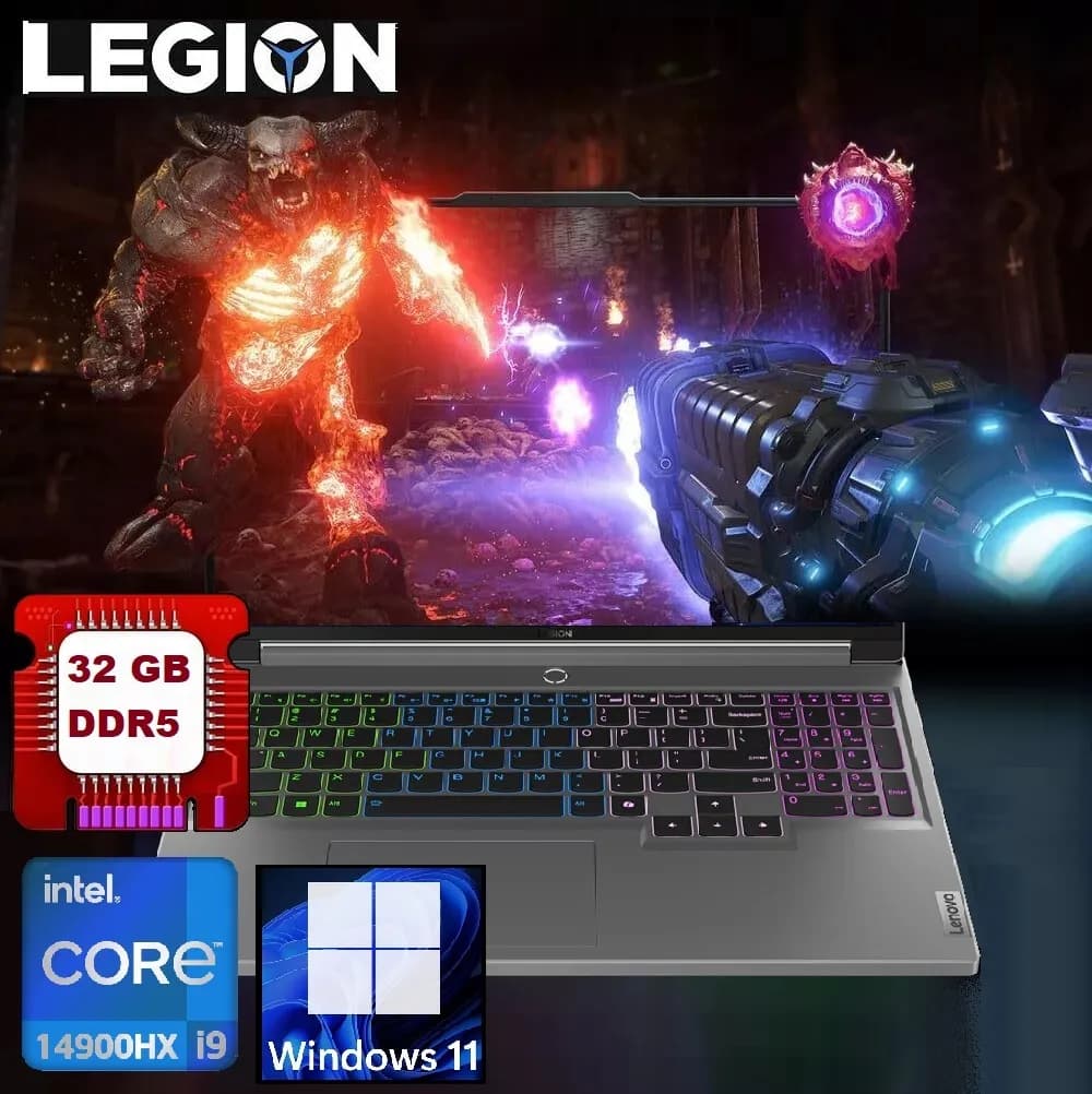 Lenovo Legion 5 16IRX9 Core i9-14900HX | 32GB DDR5 RAM; 1TB SSD | RTX 4060 8GB GDDR6 | 16 inch WQXGA IPS Display
