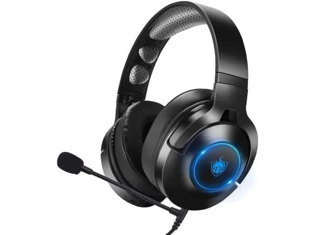 PHOINIKAS Q9 WIRED โ BLUETOOTH GAMING HEADSET BLACK