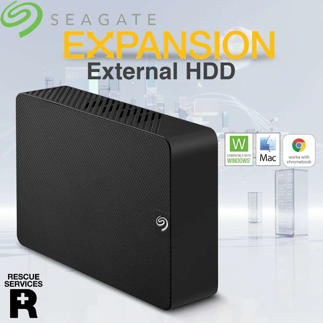 Seagate Expansion Desktop External Hard Drive 26TB | USB 3.0 High-Speed Data Transfer | Plug-And-Play For PC & Mac