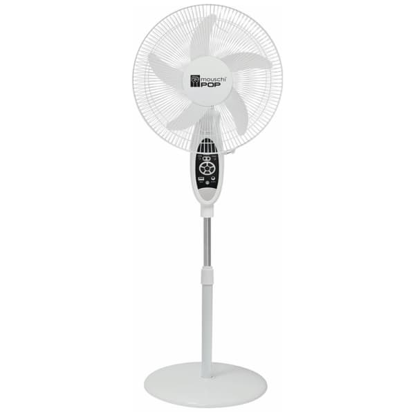 MOUSCHI POP RECHARGEABLE FAN AC/DC DUAL POWER 18โณ