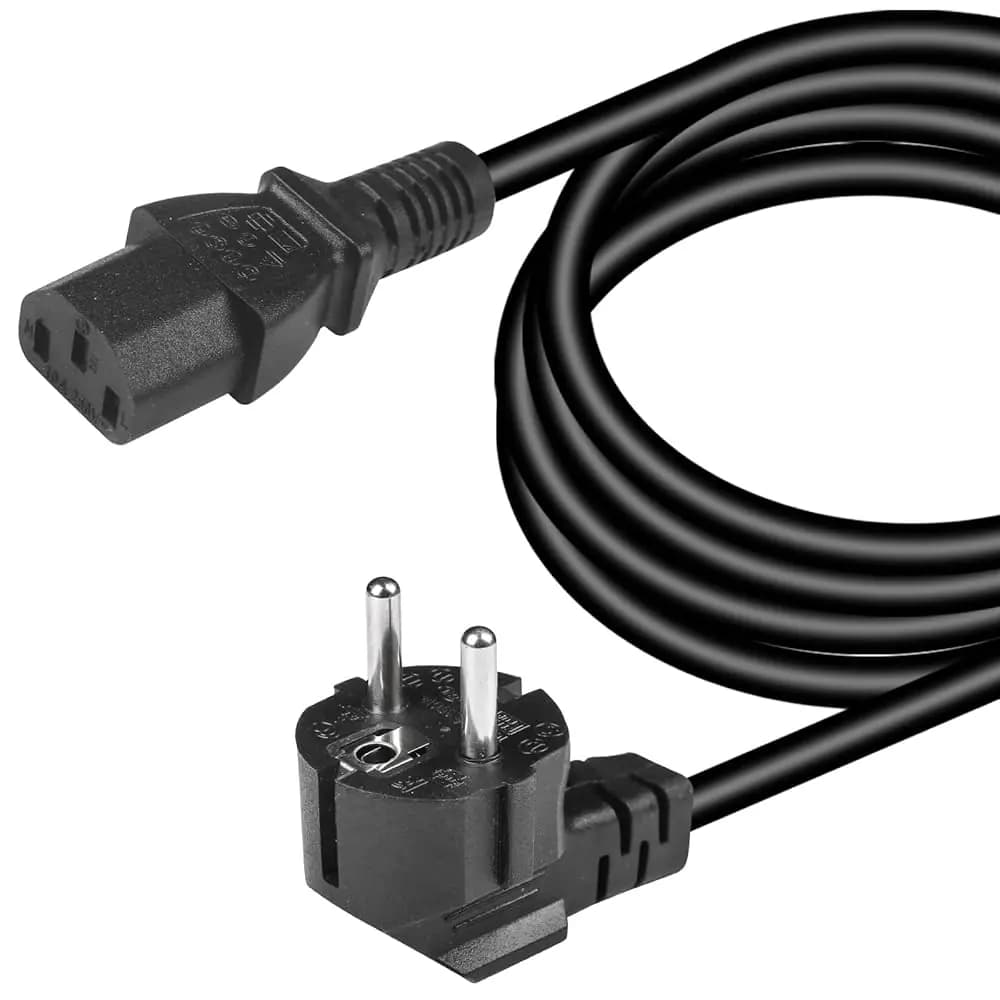 Original Desktop PC Power Cable | 1.8-meter Length | High-Quality 3-Pin AC Power Cord