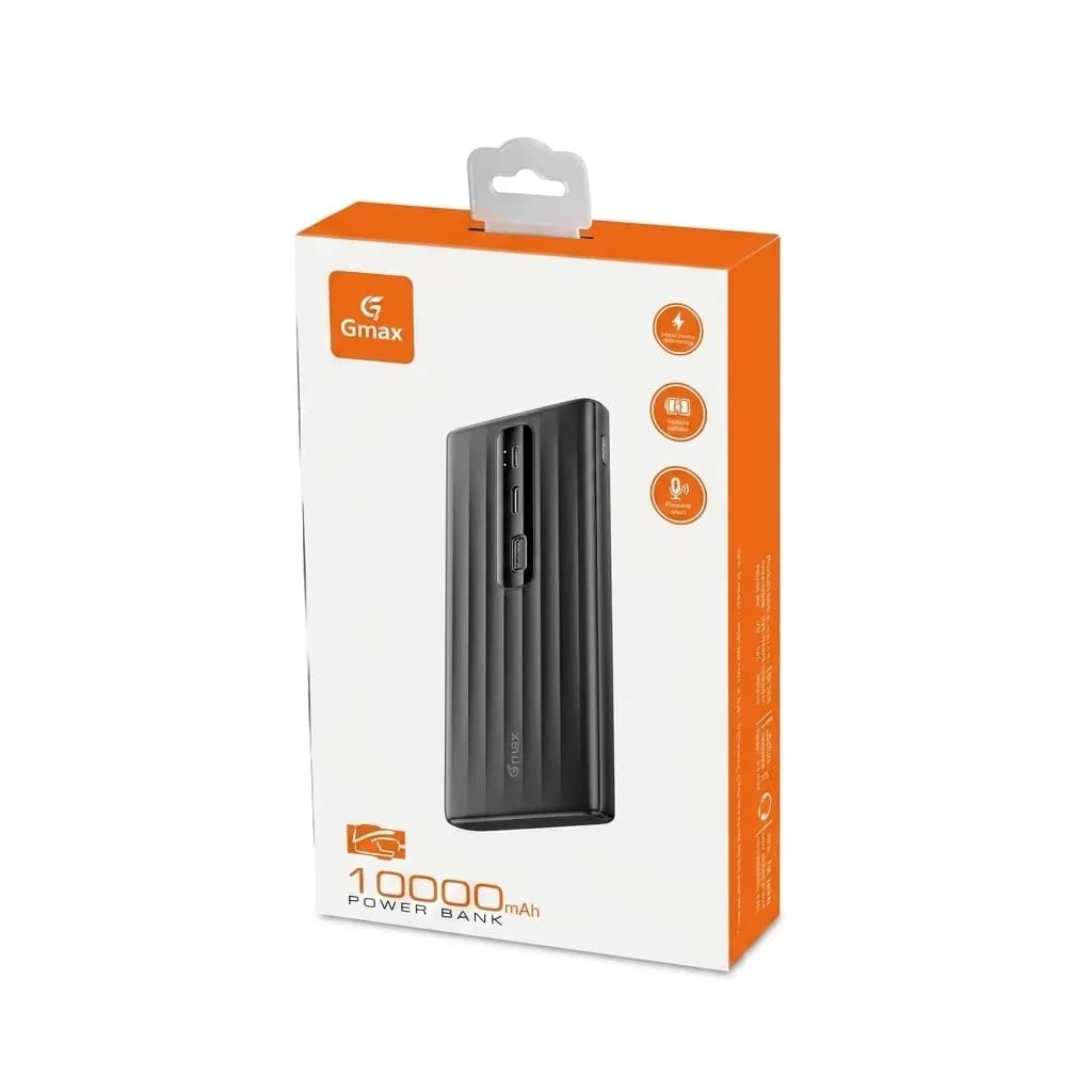 Kisonli P5 10000mAh Portable Power Bank Fast Charging