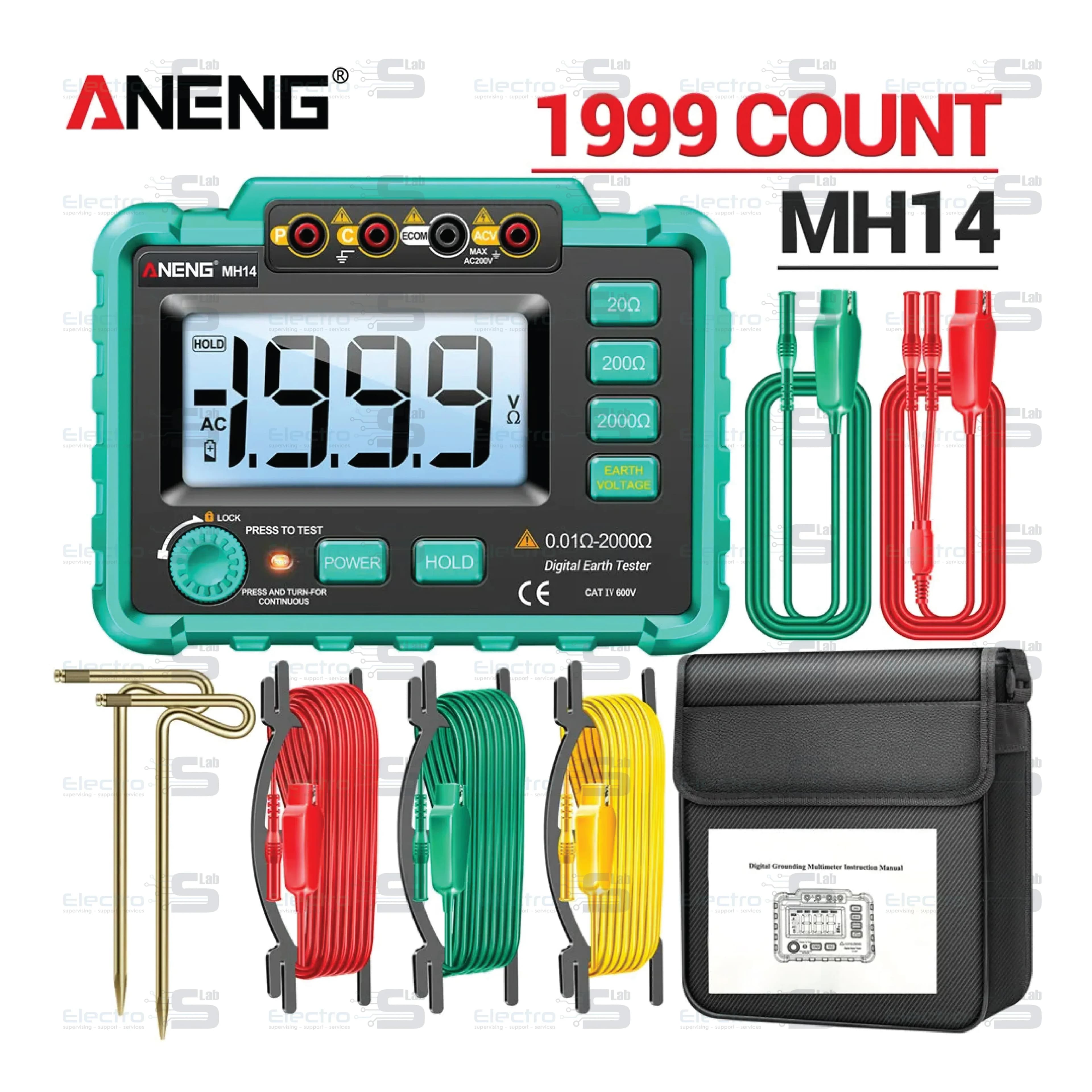 ANENG MH14 Earth Ground Resistance Tester