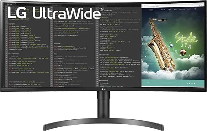 LG 35WN75C-B UltraWide Monitor 35” QHD