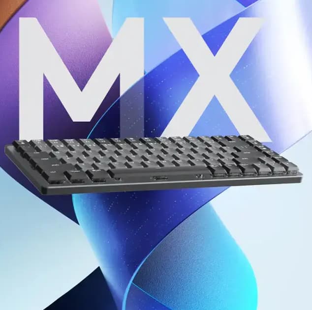 Logitech MX Mechanical Mini Wireless Illuminated Keyboard , Clicky Switches, Backlit, Bluetooth, USB-C, macOS, Windows, Linux,...
