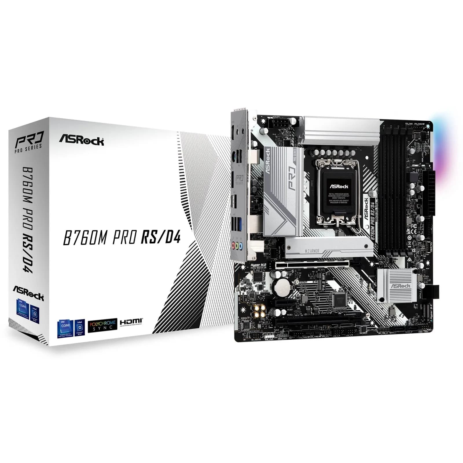 ASRock B760M Pro RS/D4 mATX Intel LGA1700