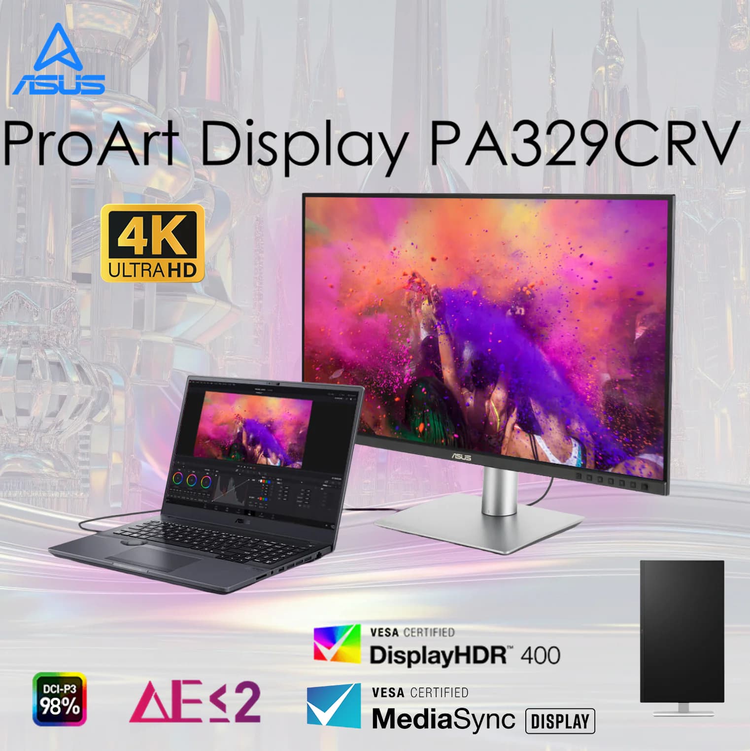 ASUS ProArt Display PA329CRV 32 Inch 4K UHD IPS HDR Professional Monitor
