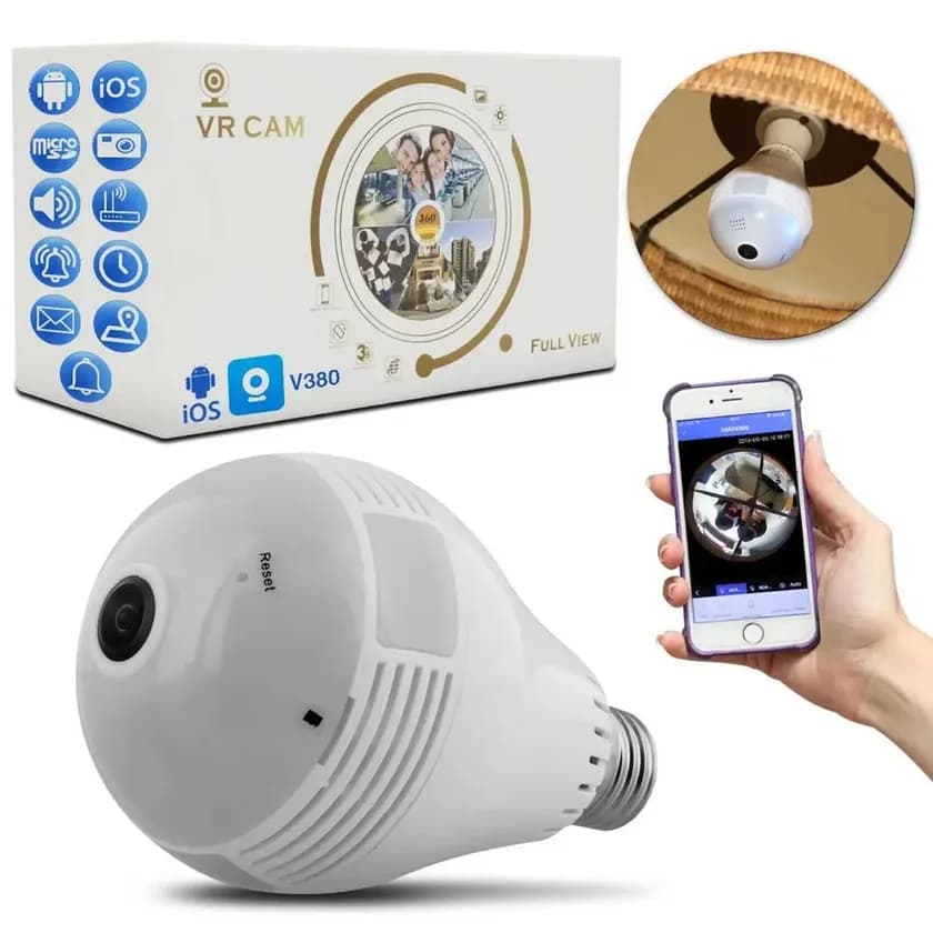 CAMERA P2P BULP FISHEYE