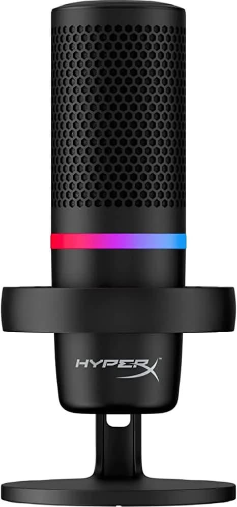 HyperX DuoCast – USB Microphone (Black) – RGB Lighting OPEN BOX