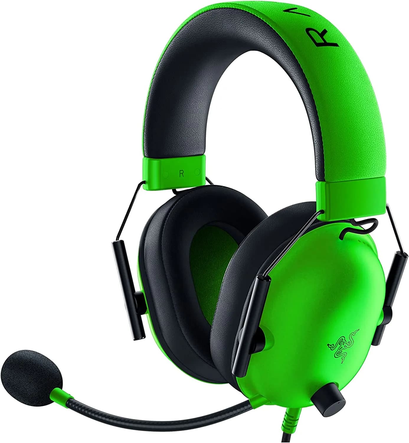 RAZER BLACKSHARK V2 X – WIRED GAMING HEADSET – GREEN AUX