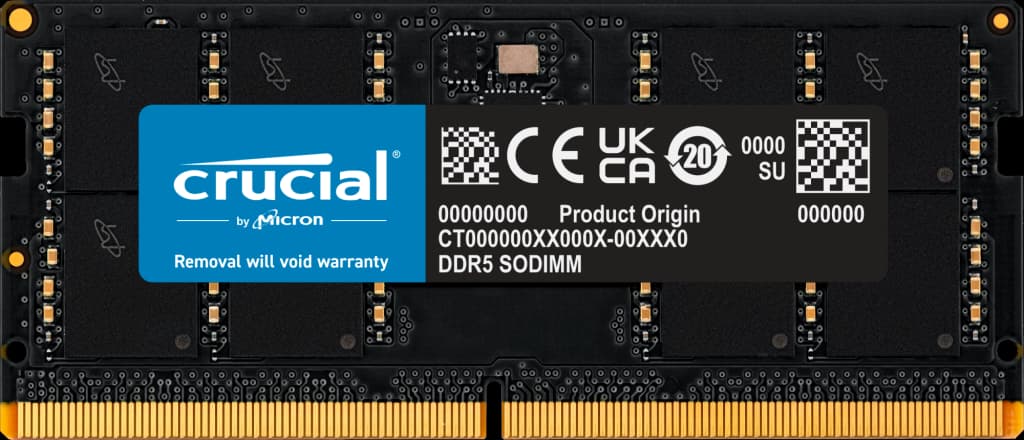 RAM CRUCIAL 32GB 4800 DDR5 NOTEBOOK