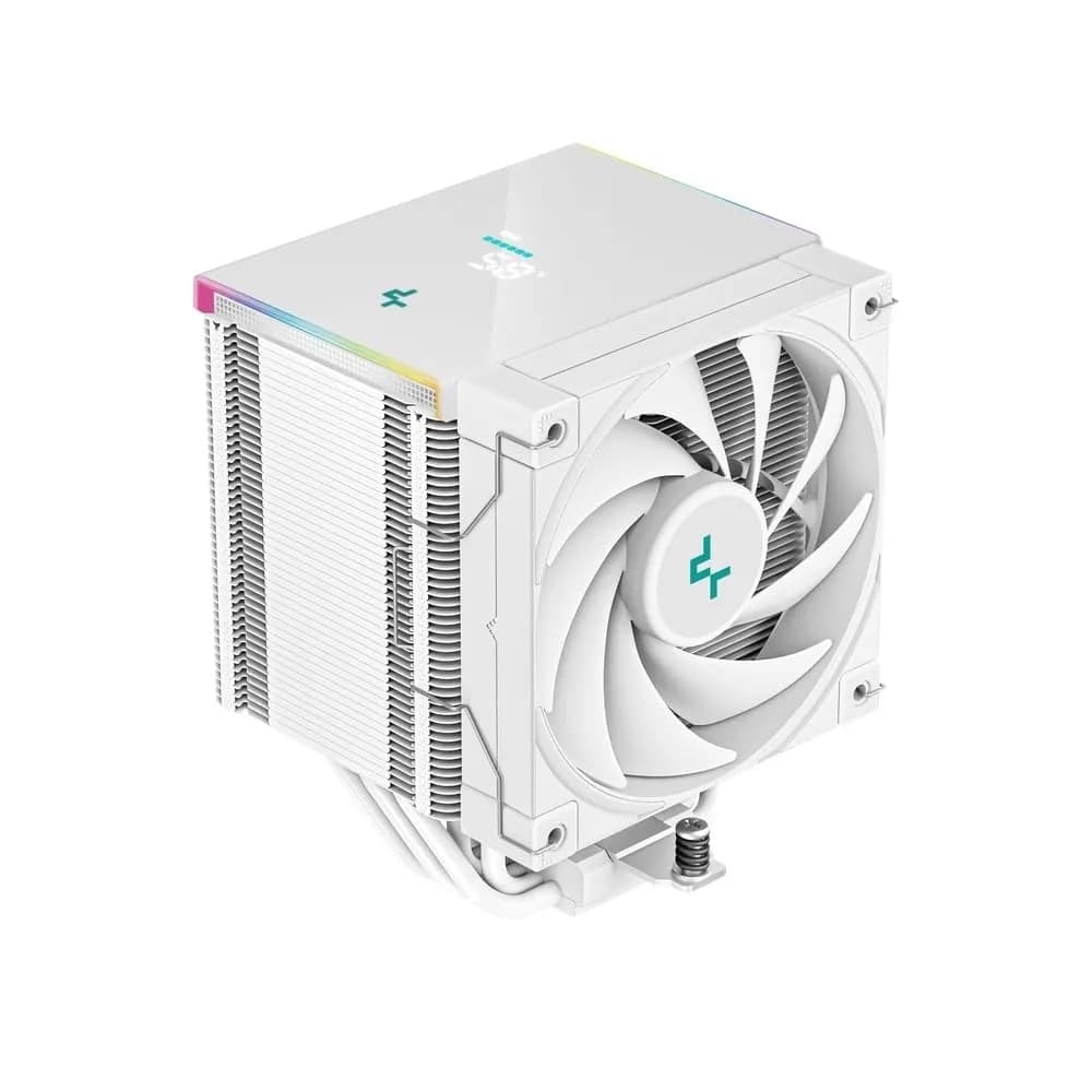 DeepCool AK500 BK Digital Display Edition CPU Air Cooler , ARGB STRIP , Nickel Plated Copper Heat Pipes With PWM 120mm Fan...