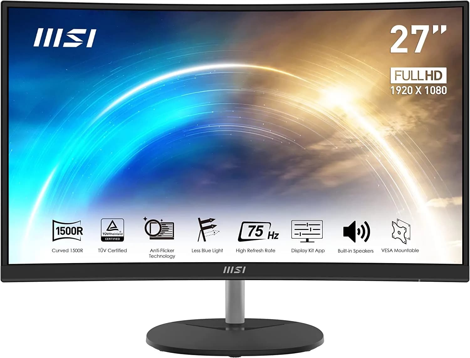 MSI PRO MP271CA 27″ 75HZ CURVED MONITOR