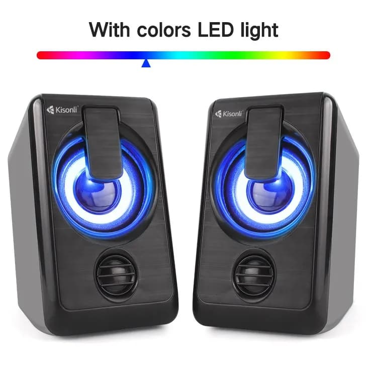 KISONLI SPEAKER L-1010 2PIECES RGB 2*3W